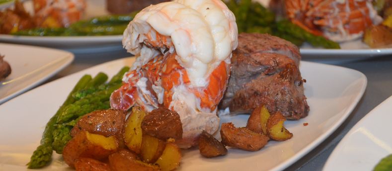 Lobster Tail & Steak Dinner