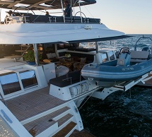 The Ascension - Lagoon 620 Catamaran Aft & Dinghy The Ascension - Lagoon 620 Catamaran - Aft & Dinghy