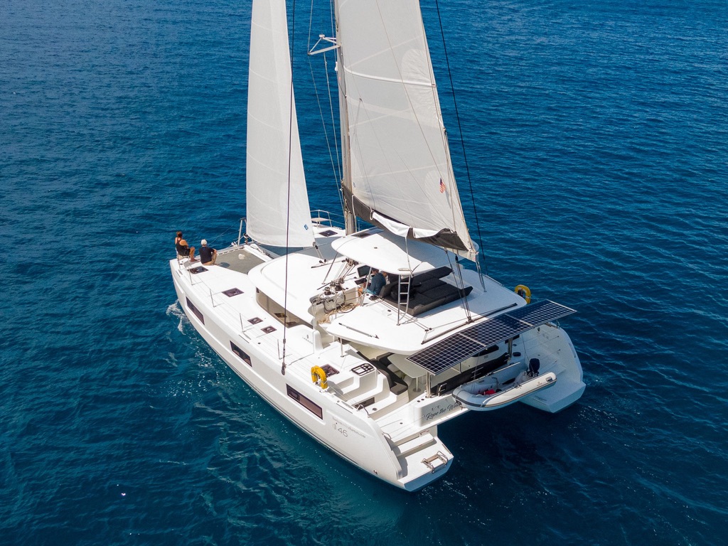 MARCH DRAGON 46 LAGOON Catamaran - Aerial View