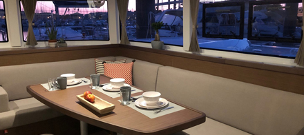 Salon Area of 42 Lagoon Catamaran Yacht Salon Area of 42 Lagoon Catamaran Yacht